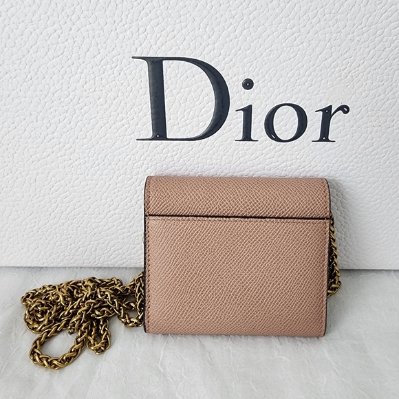 Auth Dior LIKE NEW Taurillion Saddle Lotus Wallet - Picture 3 of 11